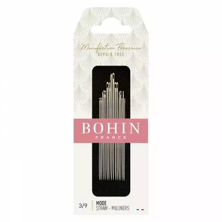 Bohin Milliners/Straw Needles: Assorted Sizes 3/9 (Bohin)