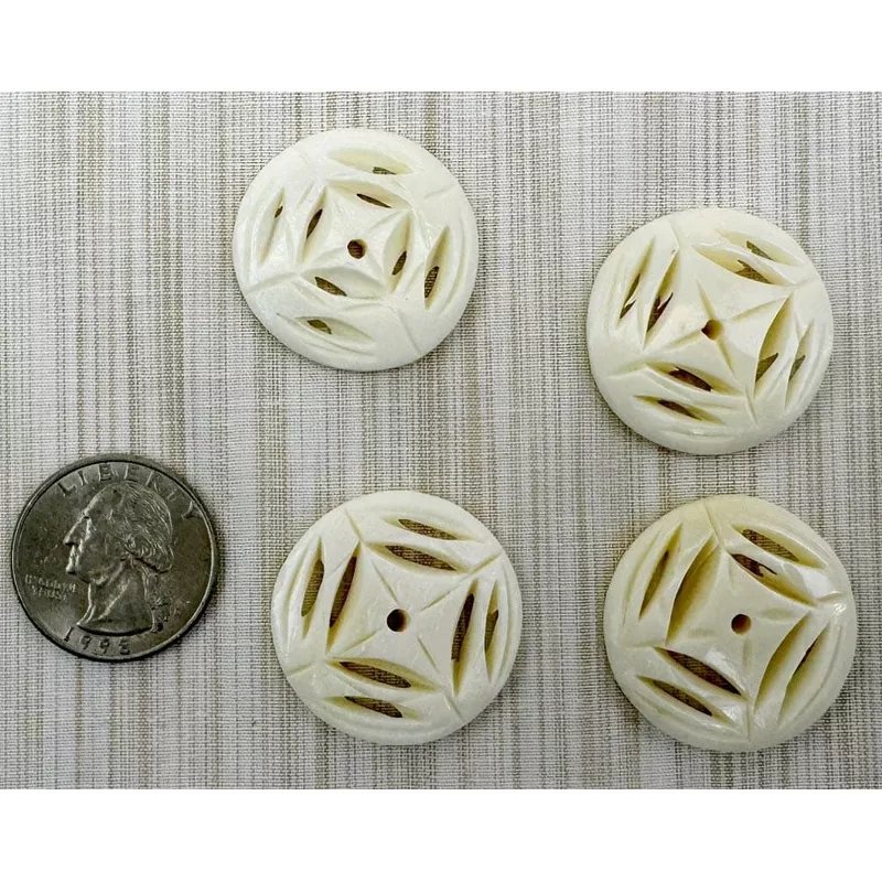 Bone-Like Beads, Circles