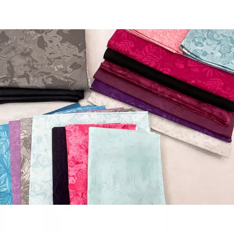 Boundless Coordinated Stash Builder Bundle – Neptune – various fabrics 16 yards total