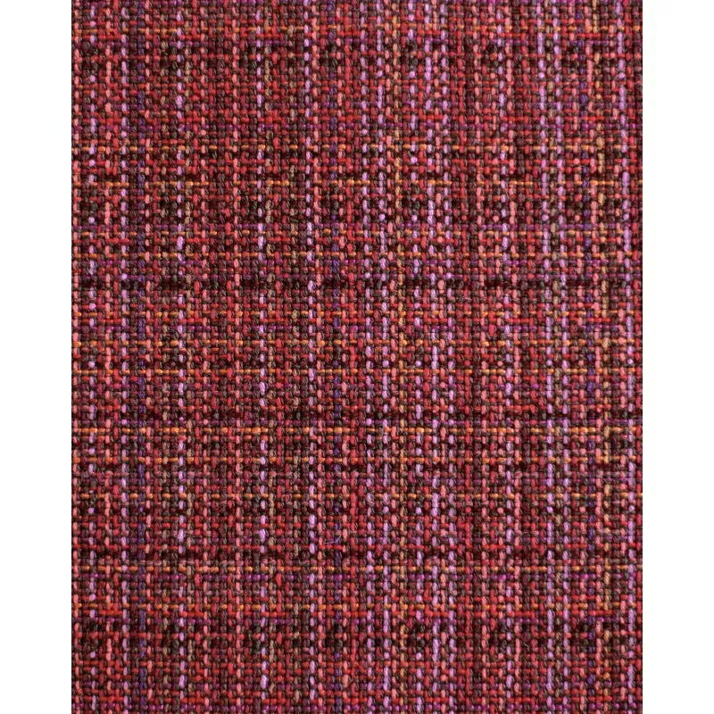 Bramble Fabric in Red Echinacea