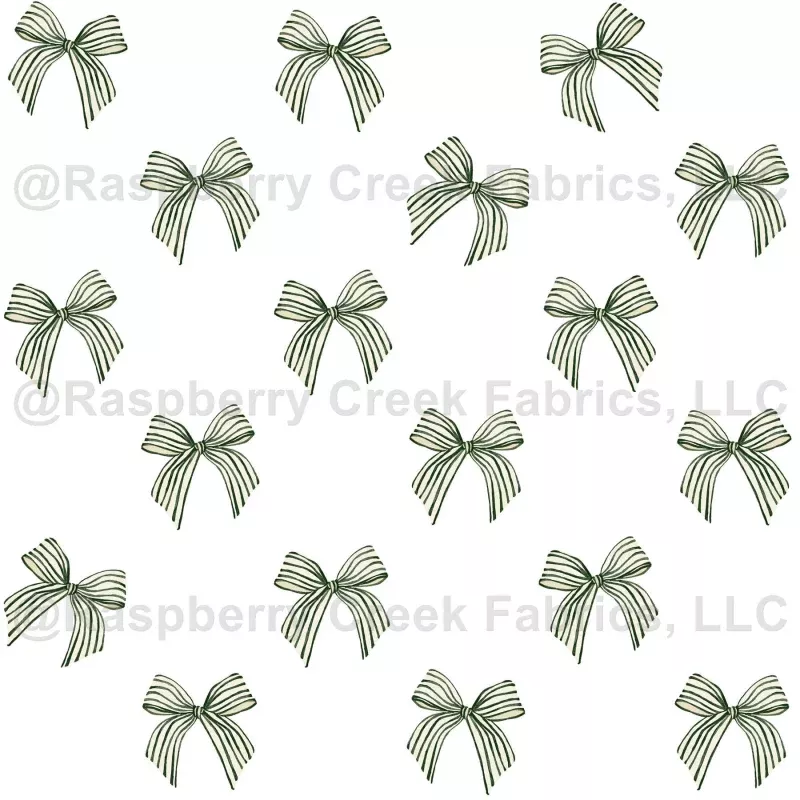 BrambleSaint Patricks Fabric Collection – Striped Bows