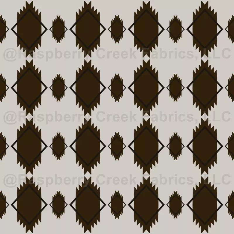 Brown Ikat
