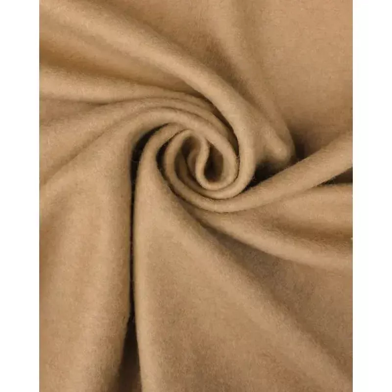 Brushed Wool Jersey Fabric – Camel
