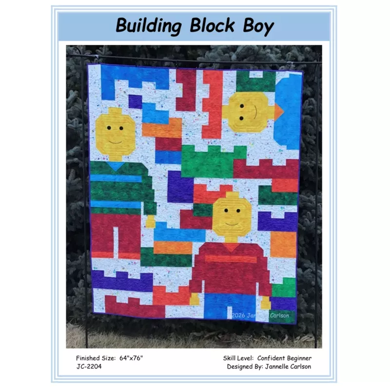 Building Block Boy Downloadable Pattern