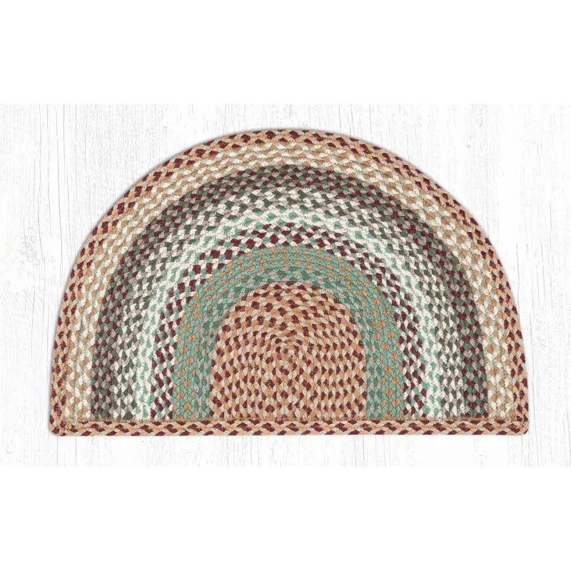 Buttermilk and Cranberry Slice Rug SC-413