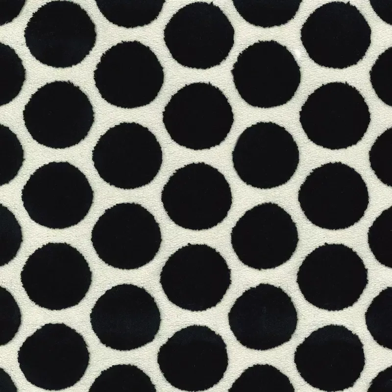 Buttons Black Regal Fabric