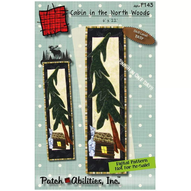 Cabin In The North Woods Downloadable Pattern