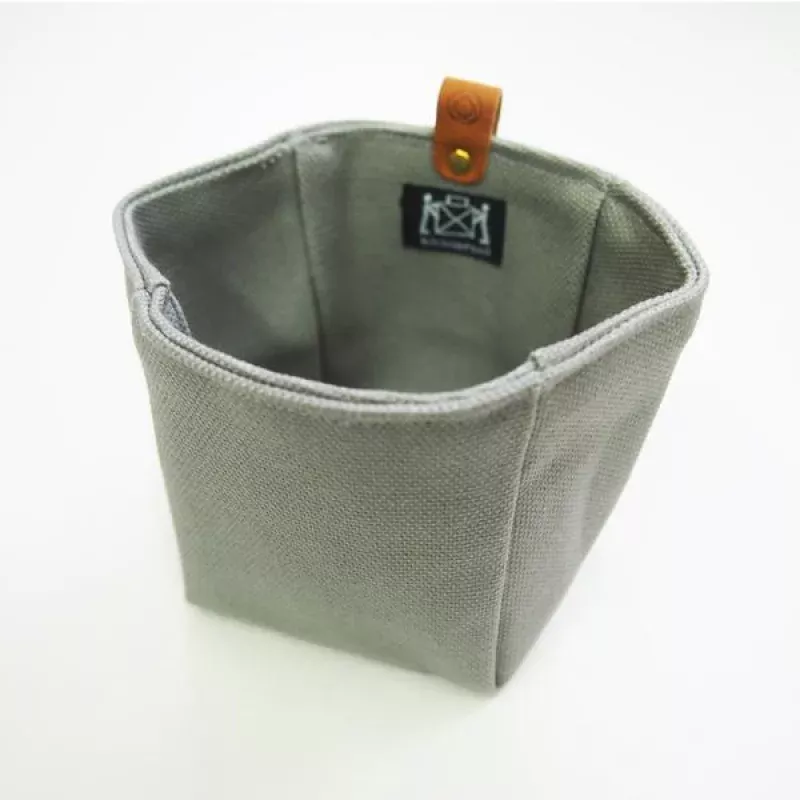Canvas Bin, Gray