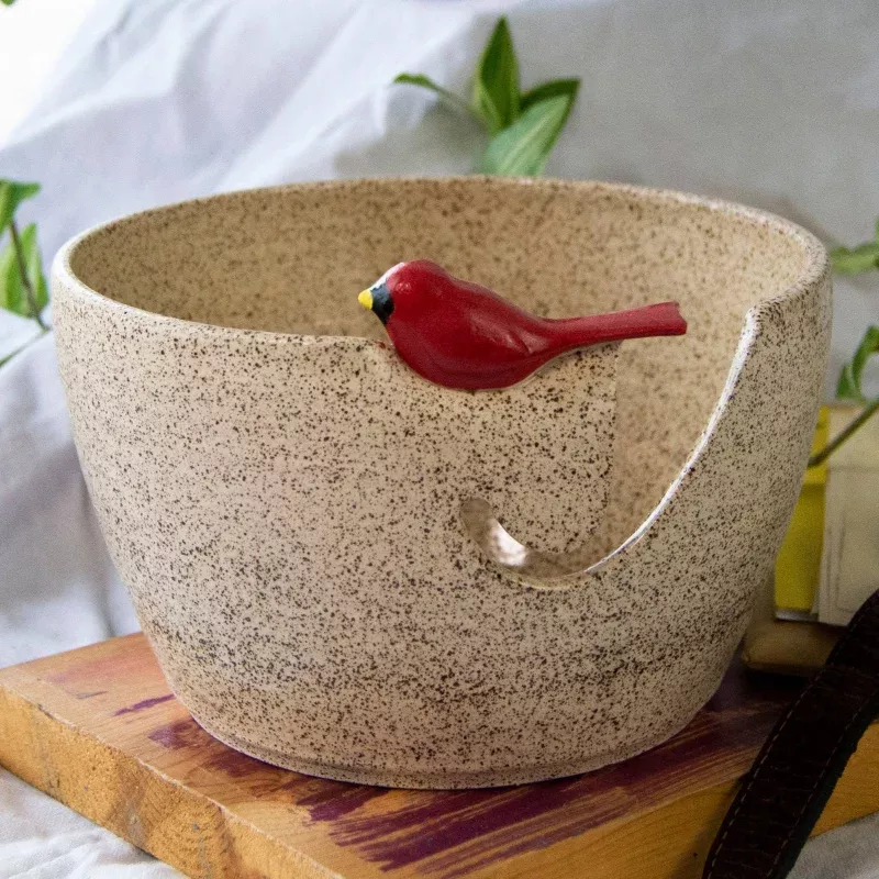 Cardinal Yarn Bowl