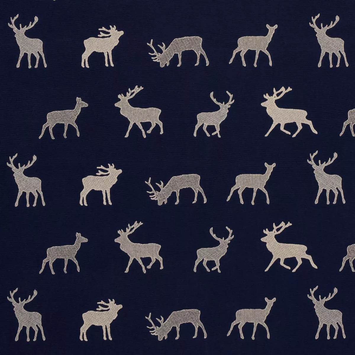 CARIBOU EMBROIDERY NAVY