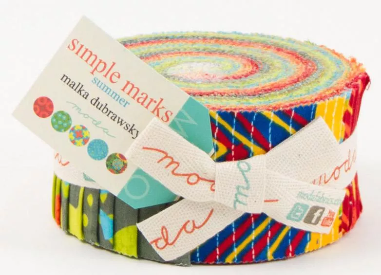 CF Simple Marks Summer Jelly Roll Malka Dubrawsky