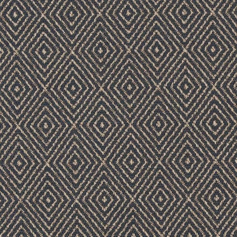 Charlotte Indigo Diamond Fabric D1242