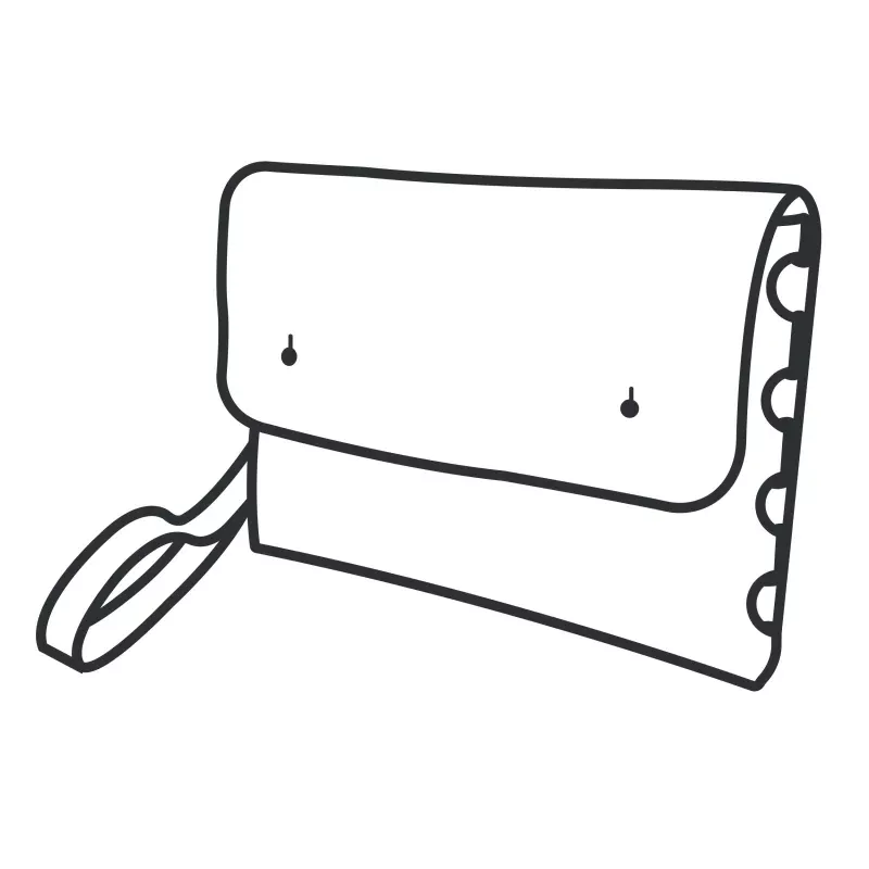 Cheyenne Wristlet Paper Pattern