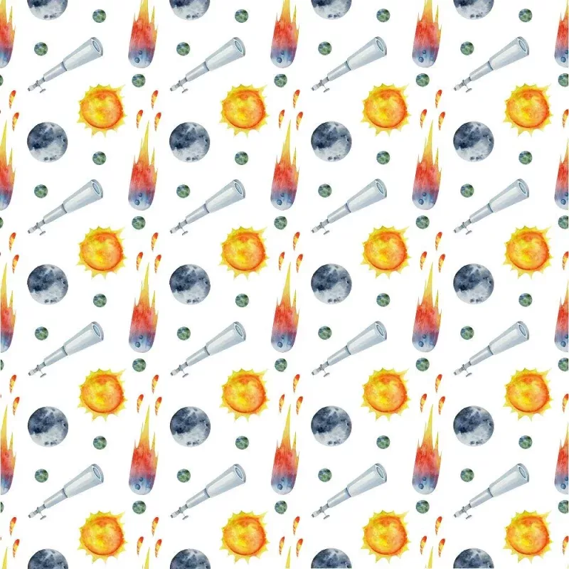 Children’s Space Pattern #4 Fabric