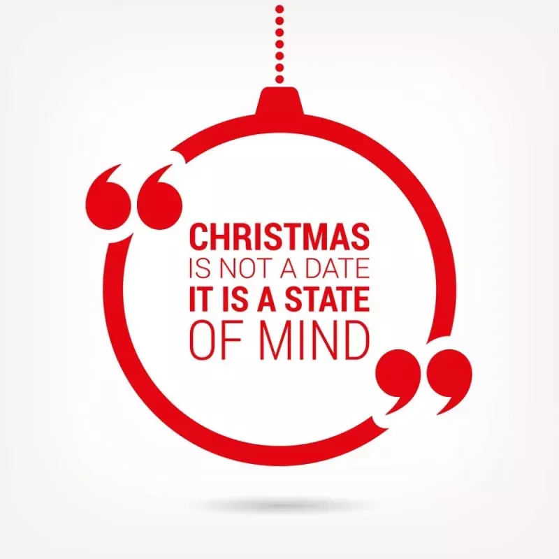 Christmas Is Not A Date Fabric Panel – Red