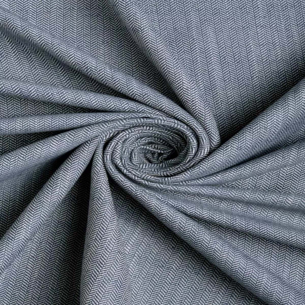 ‘Clifton’ Fabric by the Yard (Denim/ Navy Blue)