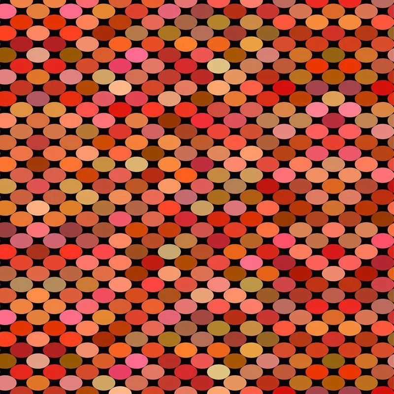Colourful Dots Orange Mix