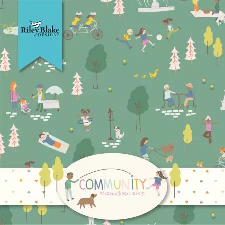 Community 10" Squares (Citrus & Mint) 42 pcs