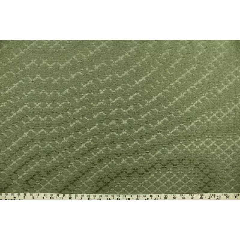 Concentric Textured Jacquard Fabric in Sage