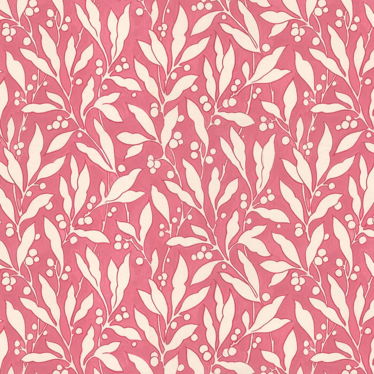 Cottage Garden – Leaf and Berry – Pink