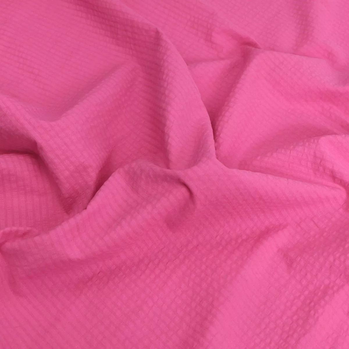 Cotton Seersucker – Pink
