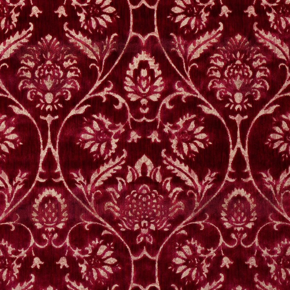 Coventry Velvet Ruby Fabric