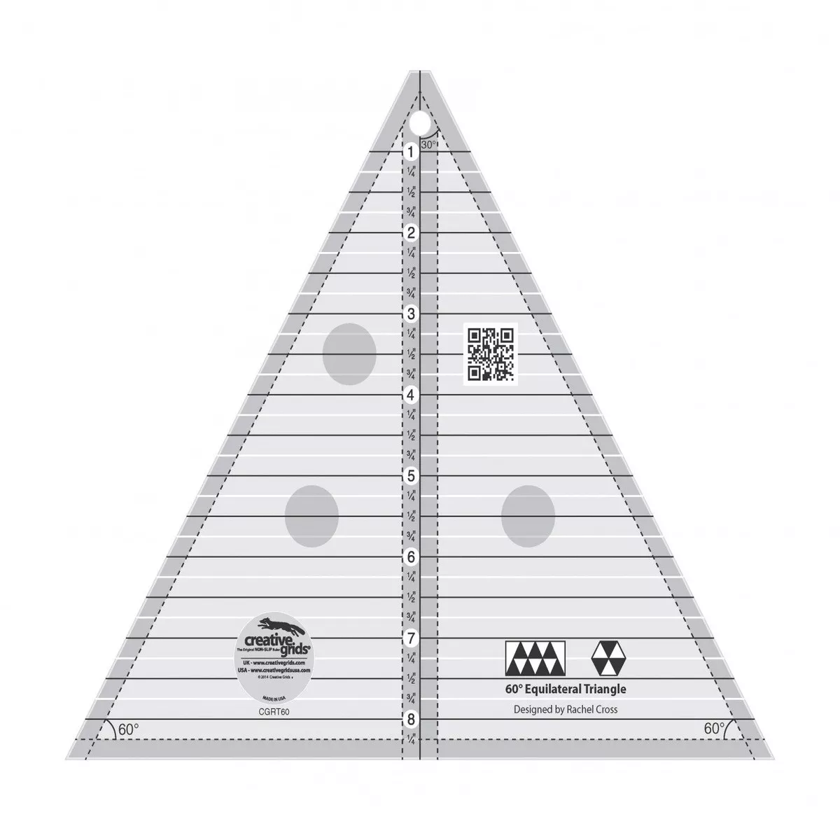 Creative Grids 60 Triangle – 8.5″