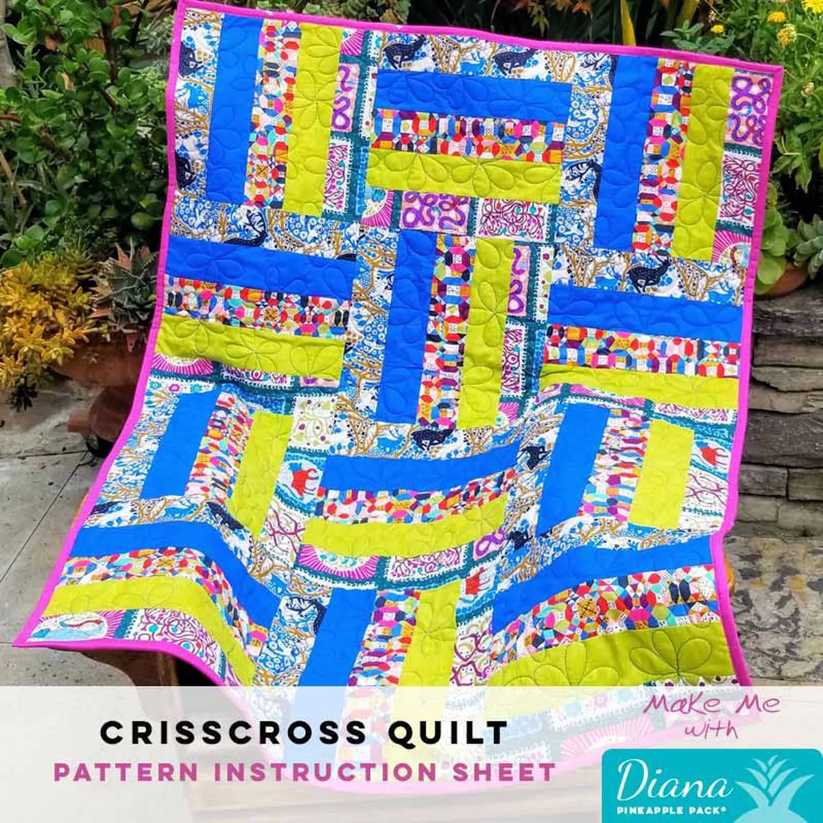 Crisscross Quilt – Diana Pineapple Pack Pattern