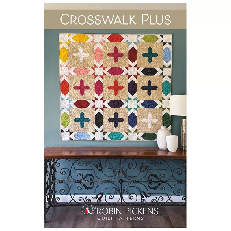 Crosswalk Plus Quilt Pattern by Robin Pickens