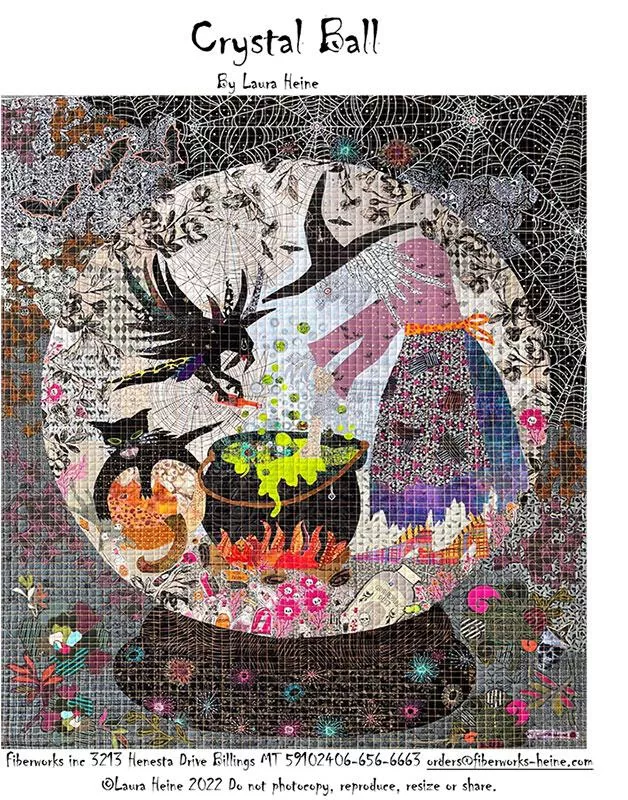 Crystal Ball Laura Heine Collage Pattern