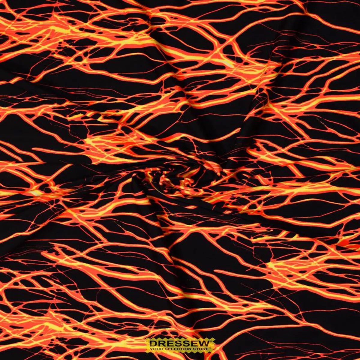 Current Lycra Black Orange Yellow