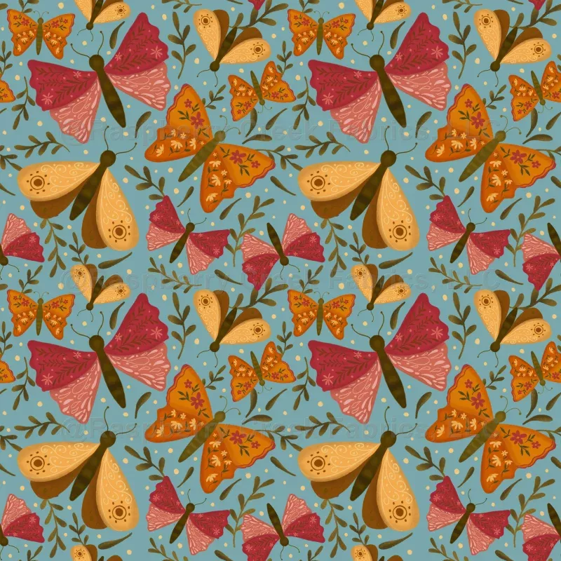 cute whimsical butterflies