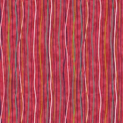 DAISY DOODLERED WAVY STRIPE