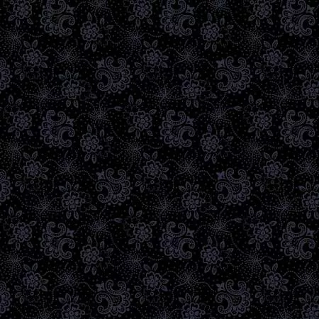 Dark Shadows Black Foulard