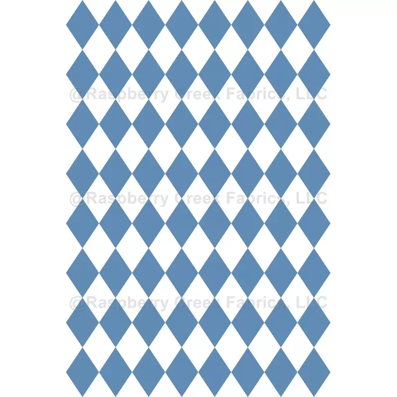Delft Harlequin – Tonal Blue