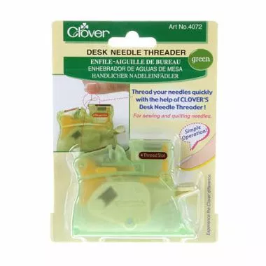Desk Needle Threader/Green(Clover)