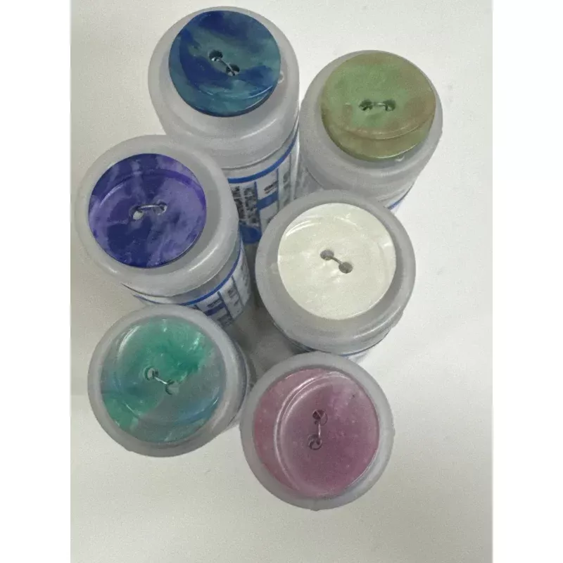 Dill Buttons 20mm Iridescent Polyester 2 hole Button