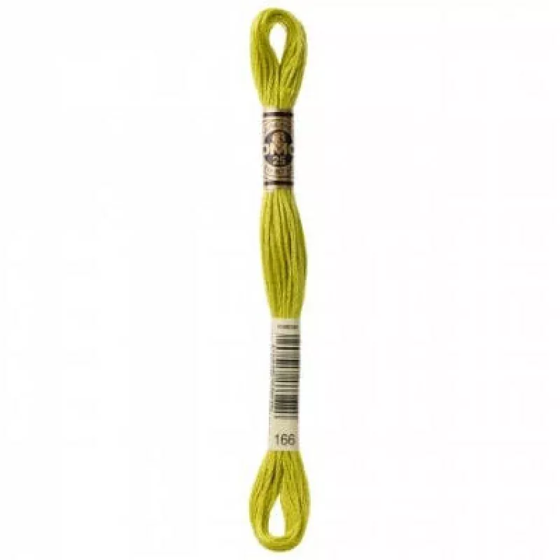 DMC Floss Medium Light Moss Green 117ua 166