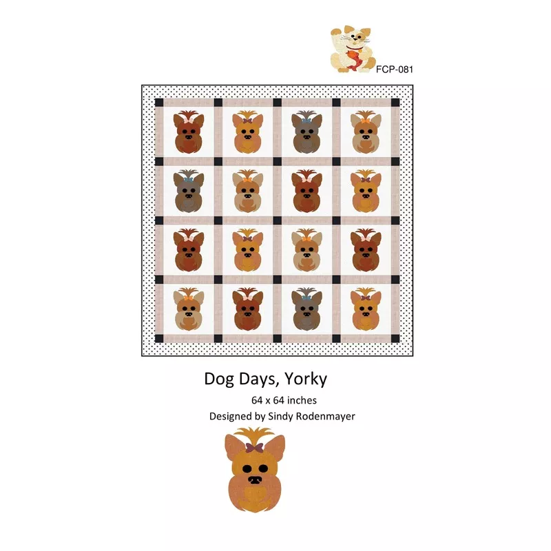 Dog Days, Yorky Downloadable Pattern