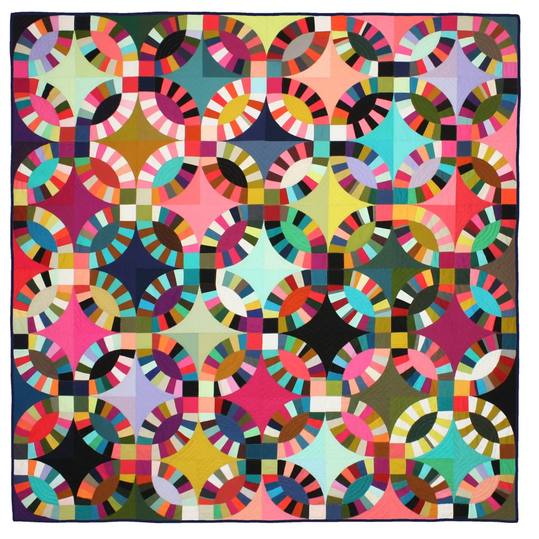 Double Wedding Ring Quilt Pattern - Tara Faughnan