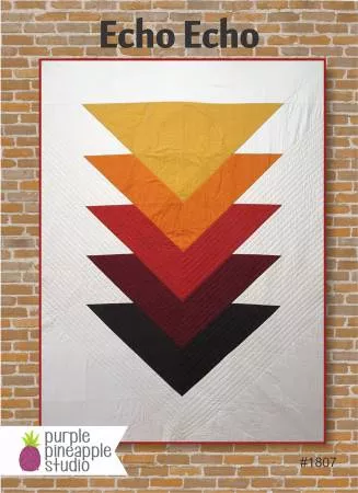 Echo Echo Purple Pineapple Quilt Pattern