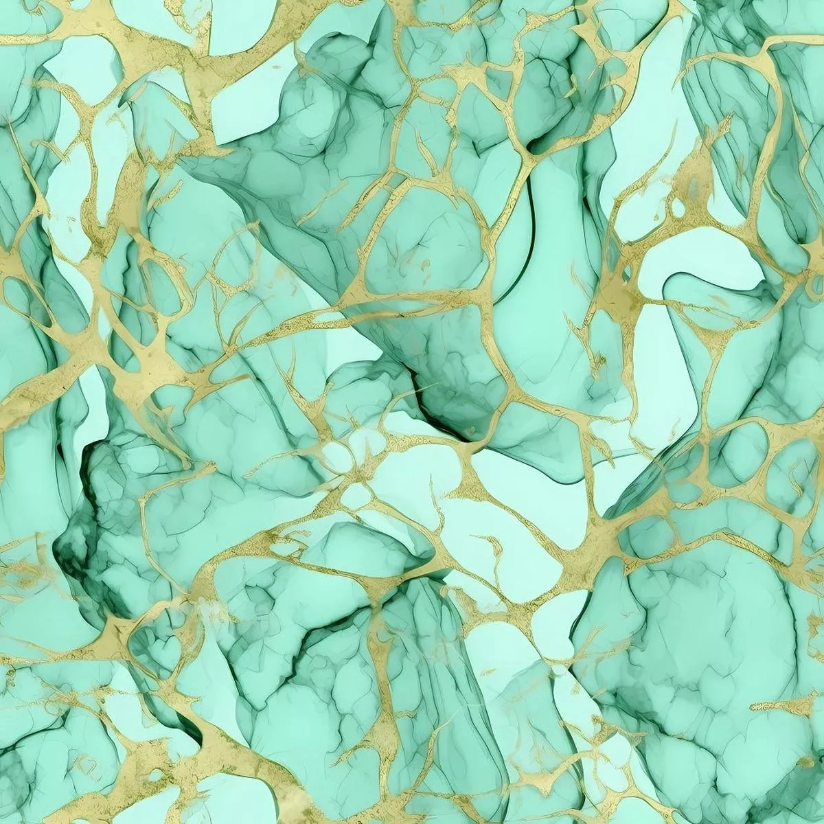 Elegant Marble Fabric – Mint Green