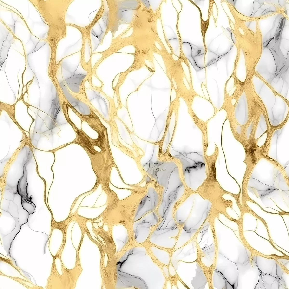 Elegant Marble Fabric – White