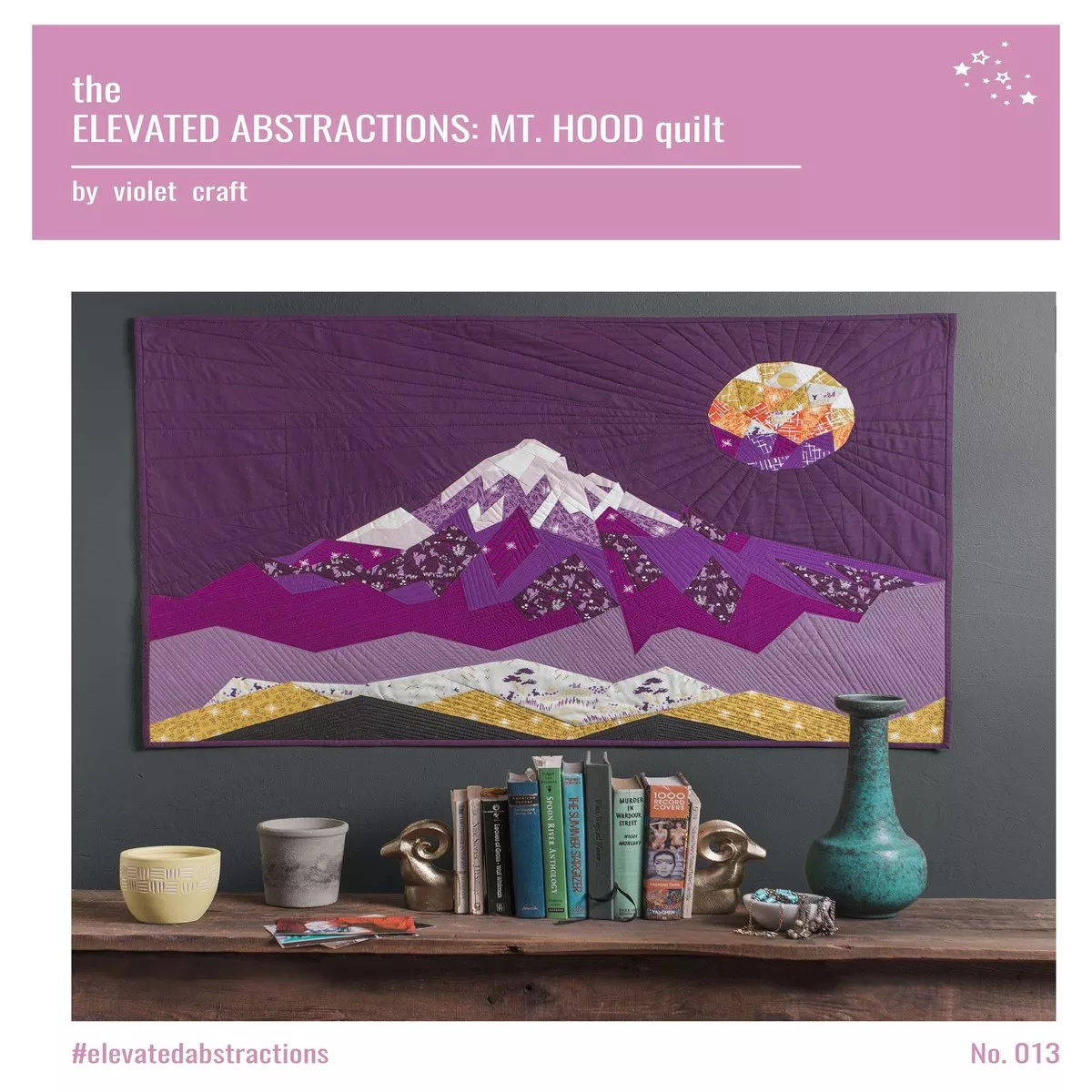 Elevated Abstractions – Mt Hood Pattern by Violet Craft