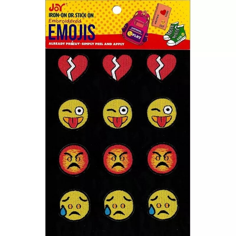 Embroidered Emoji Sheets 6