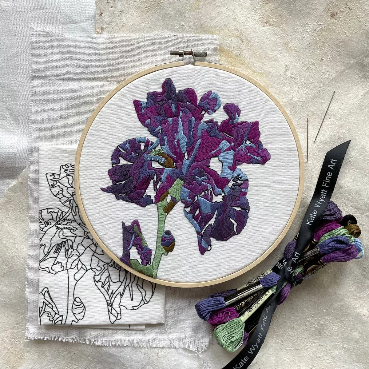 Embroidery Kit/Iris (Kate Wyatt)