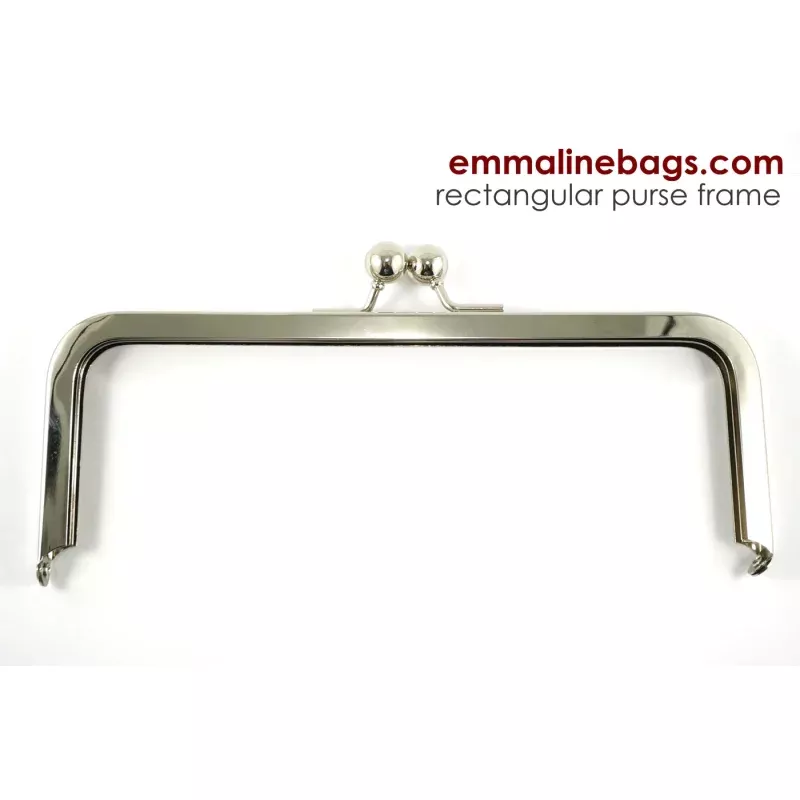 Emmaline Rectangular Purse Frame 8 – Nickel