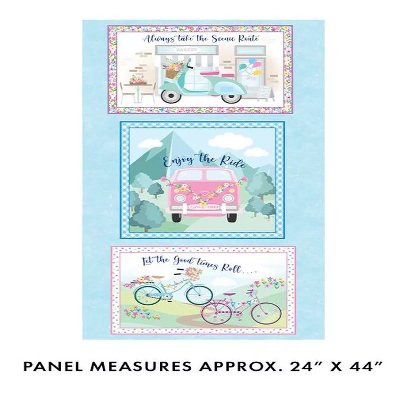 Enjoy The Ride – Panel Blue