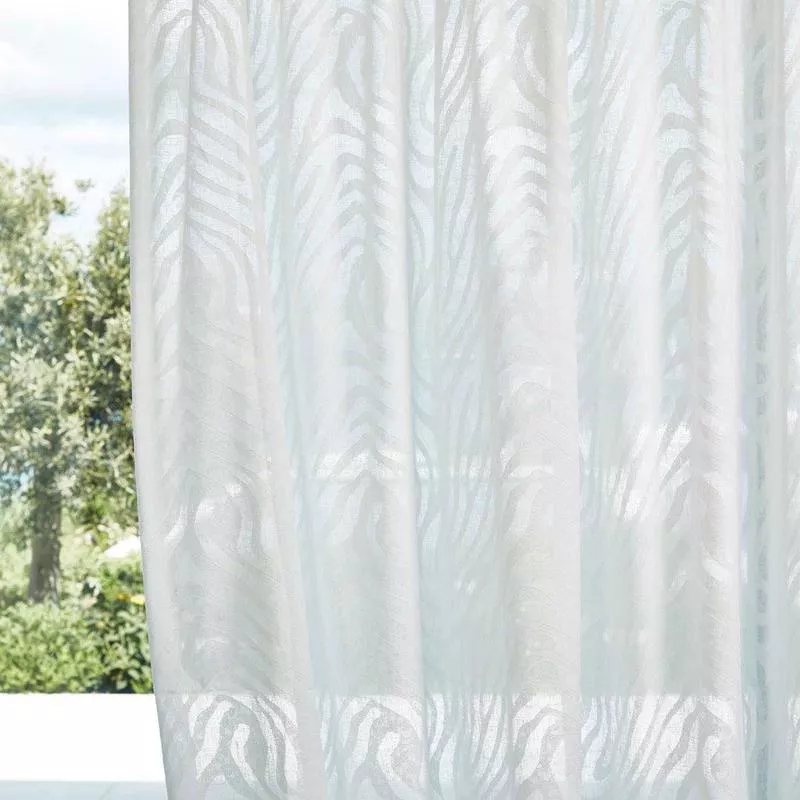 Equus Sheers 1 Chalk/First Light Harlequin Fabric