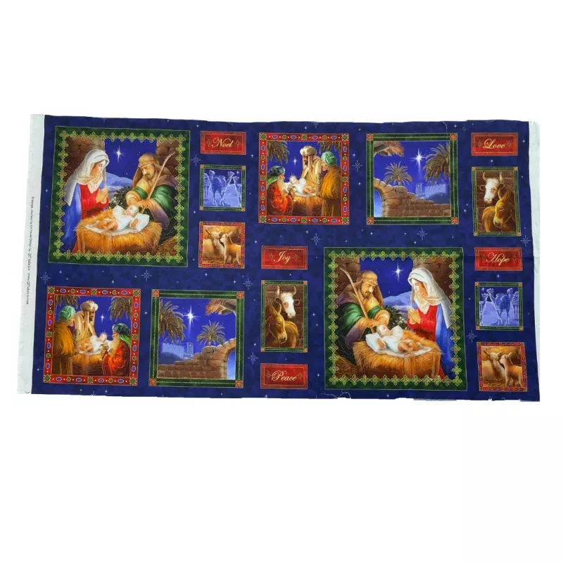 F04 Born in Bethlehem (smaller) Panel 100% Cotton